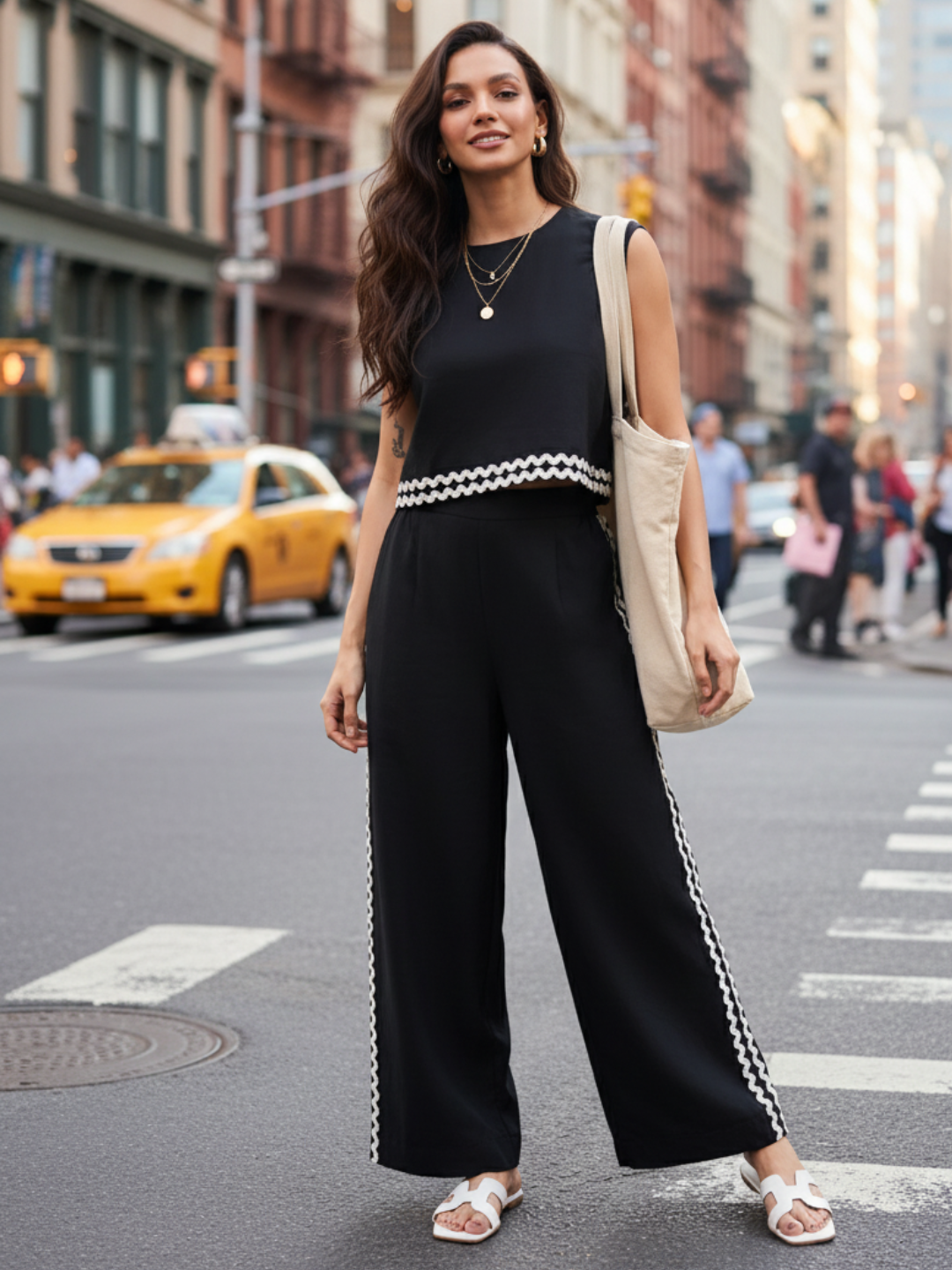 Ric-Rac Cotton Co-ord Set