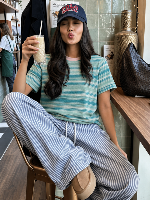 Pure Cotton Everyday Striped Tee