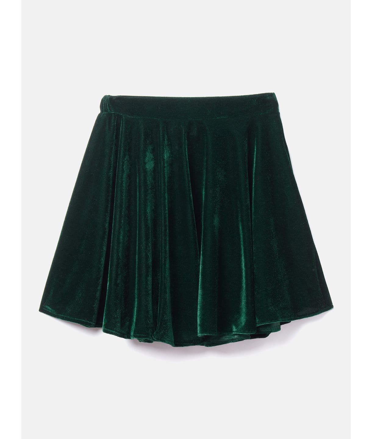 Green velvet skirt outlet next