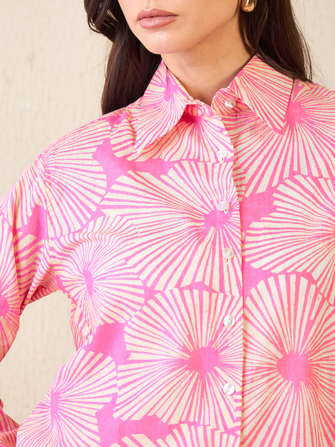 Printed Cotton Shirt - Uptownie