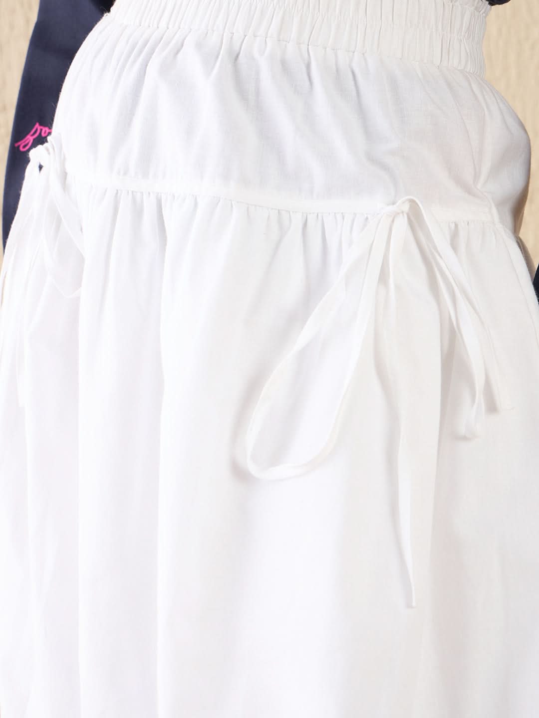 Bubble Cotton Midi Skirt - Uptownie