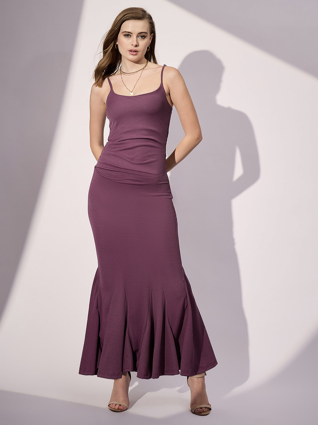 Fishtail Maxi Bodycon Dress - Uptownie