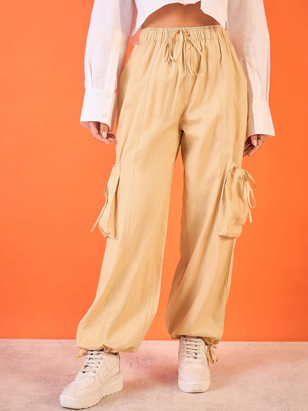 Relaxed Korean Front Pleated Pants