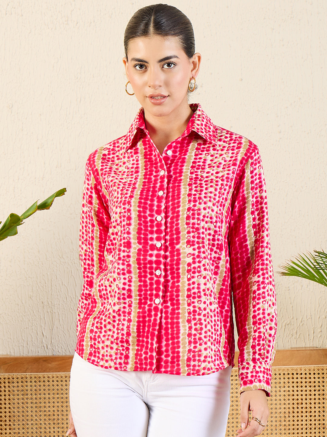 Printed Cotton Shirt - Uptownie