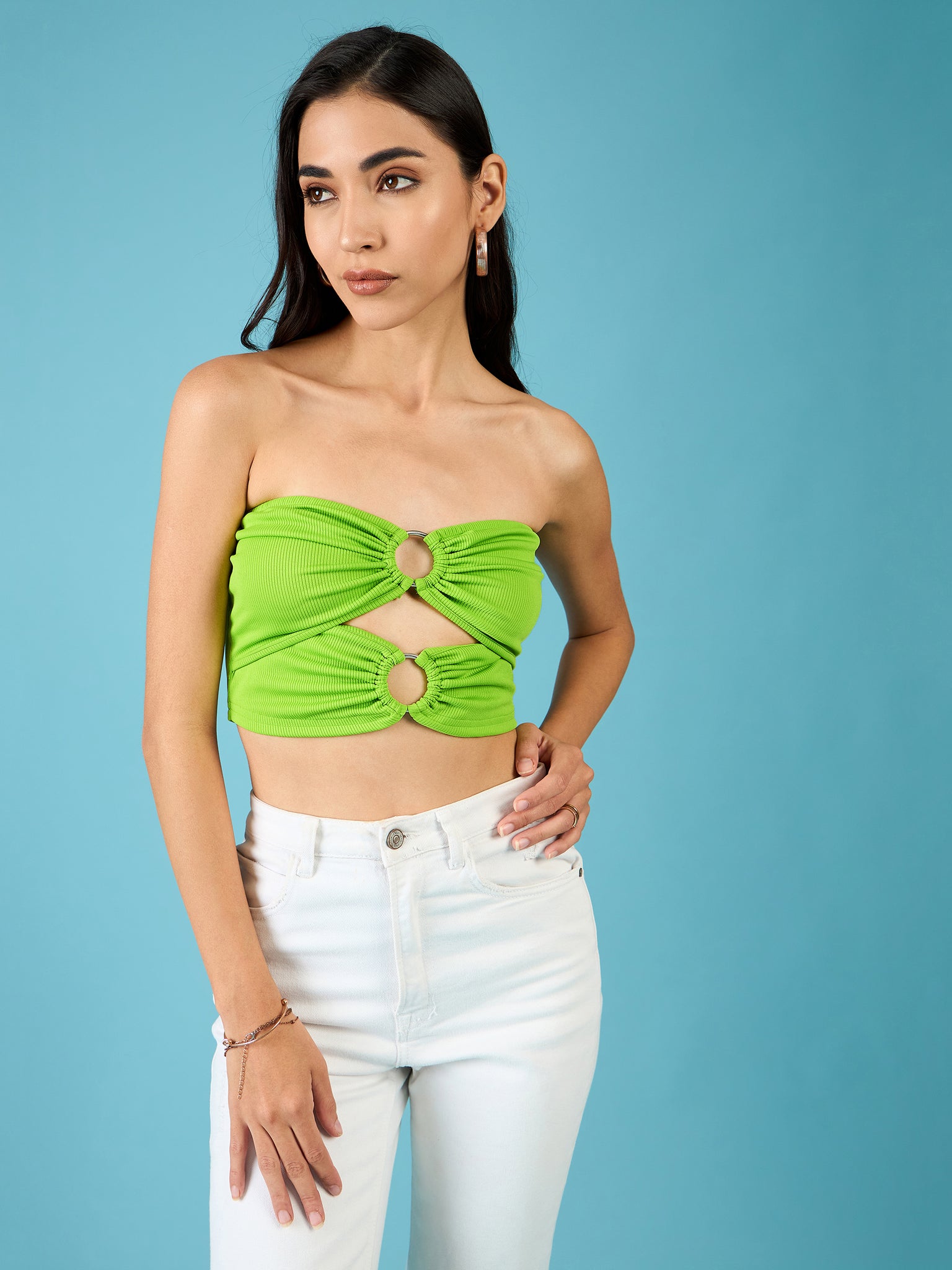 Ring Accent Tube Top - Uptownie