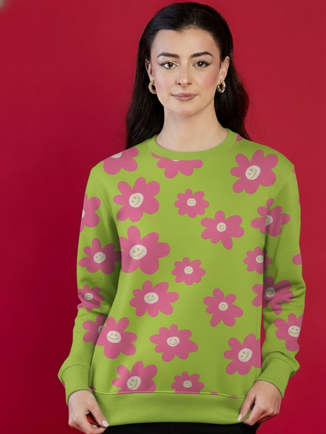 Printed Cotton Sweatshirt