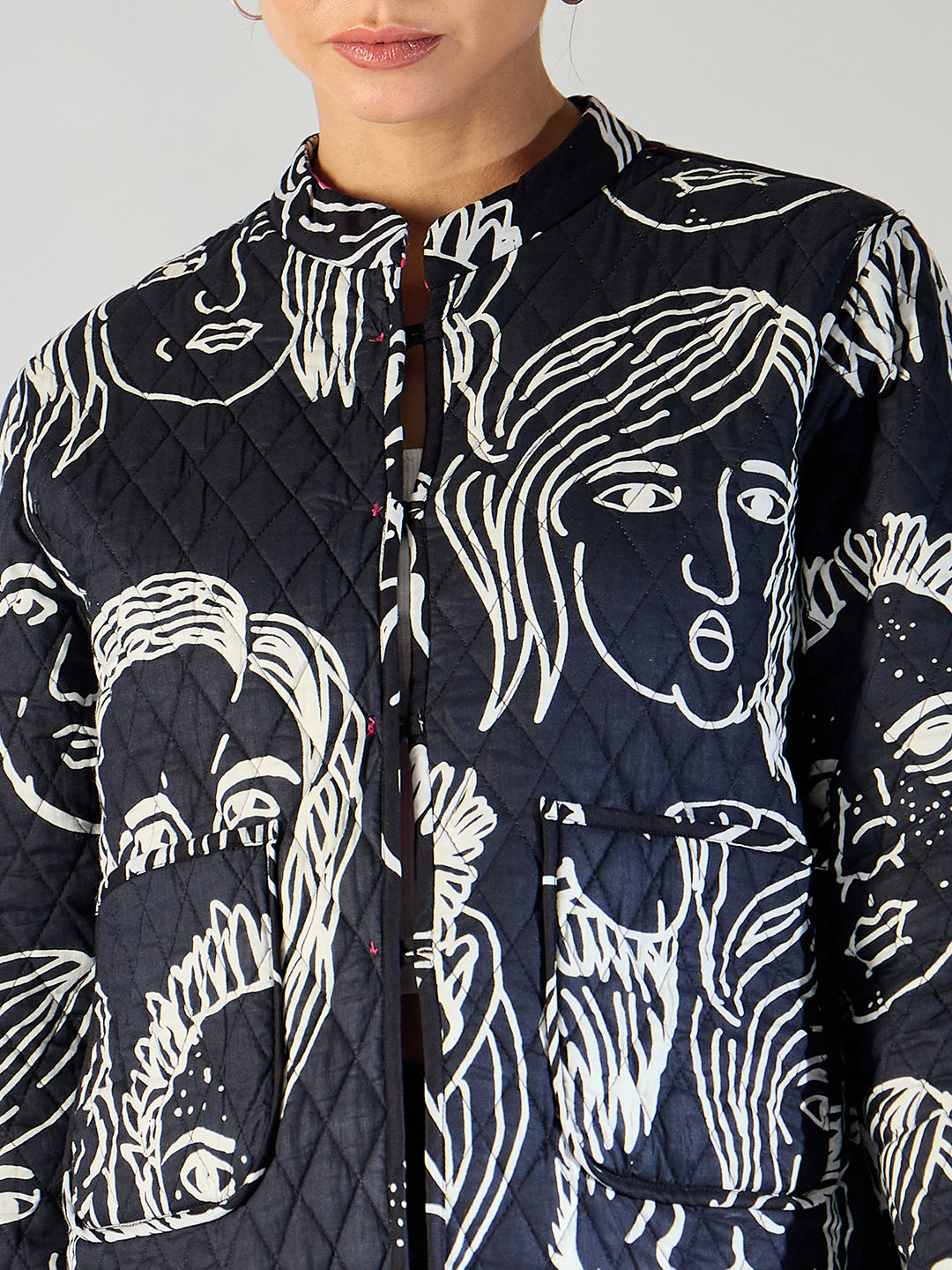 Reversible Cotton Quilted Jacket - Uptownie