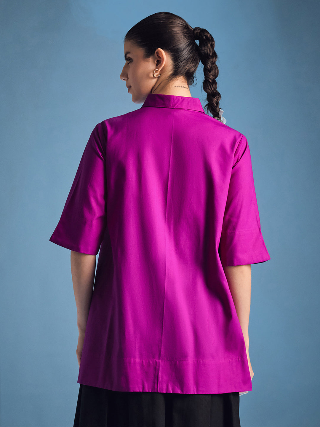 Tie Up Cape Shirt
