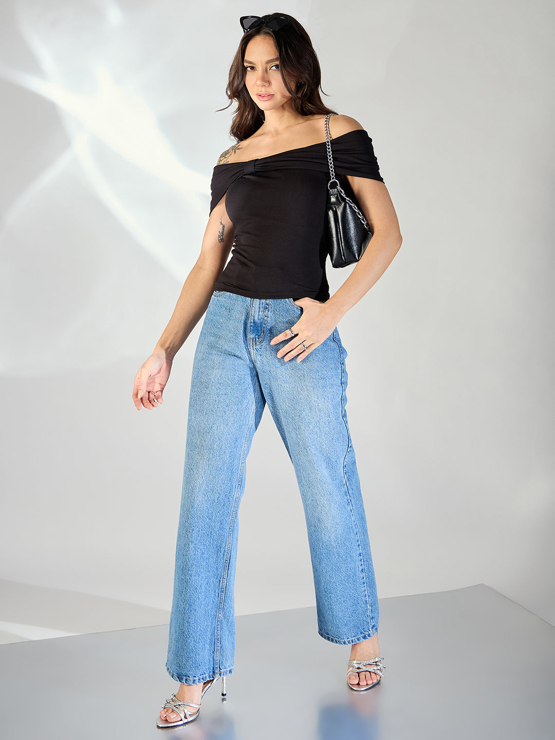 Bow Bardot Top - Uptownie