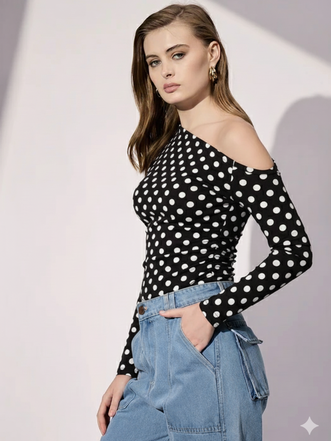 Stretchable Asymmetrical Ruched Top - Uptownie