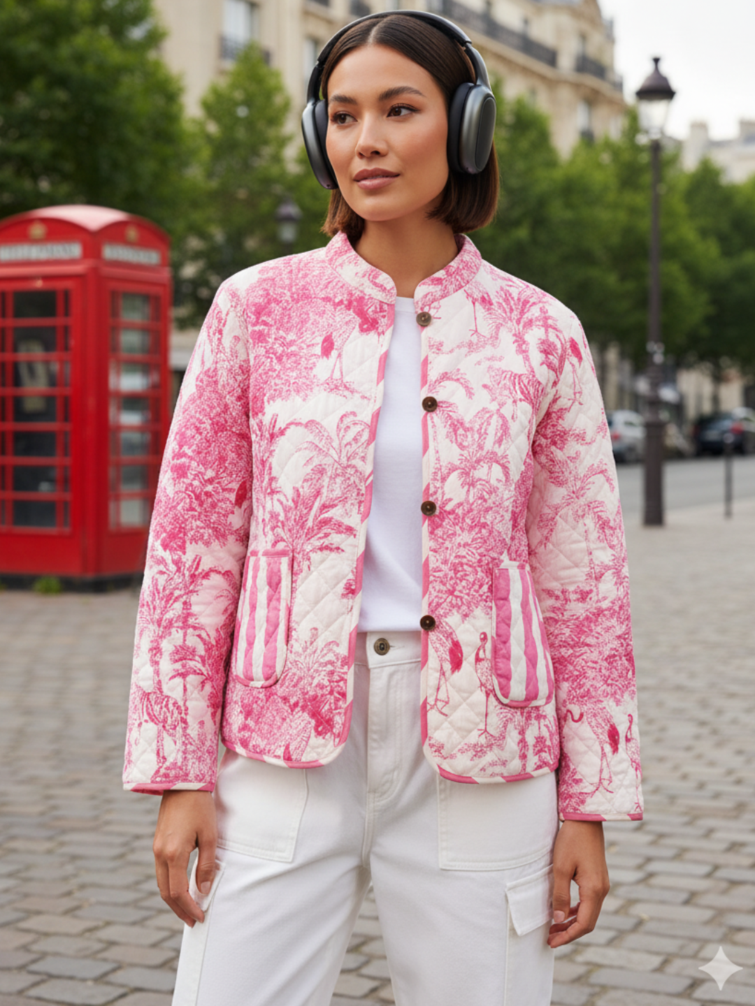 Reversible Cotton Quilted Jacket - Uptownie