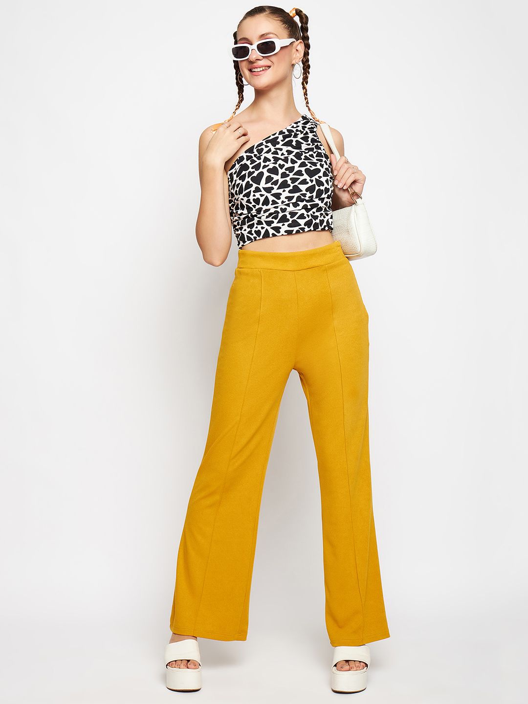 Parallel Pant Notes High Waisted Stretchy Parallel Pants