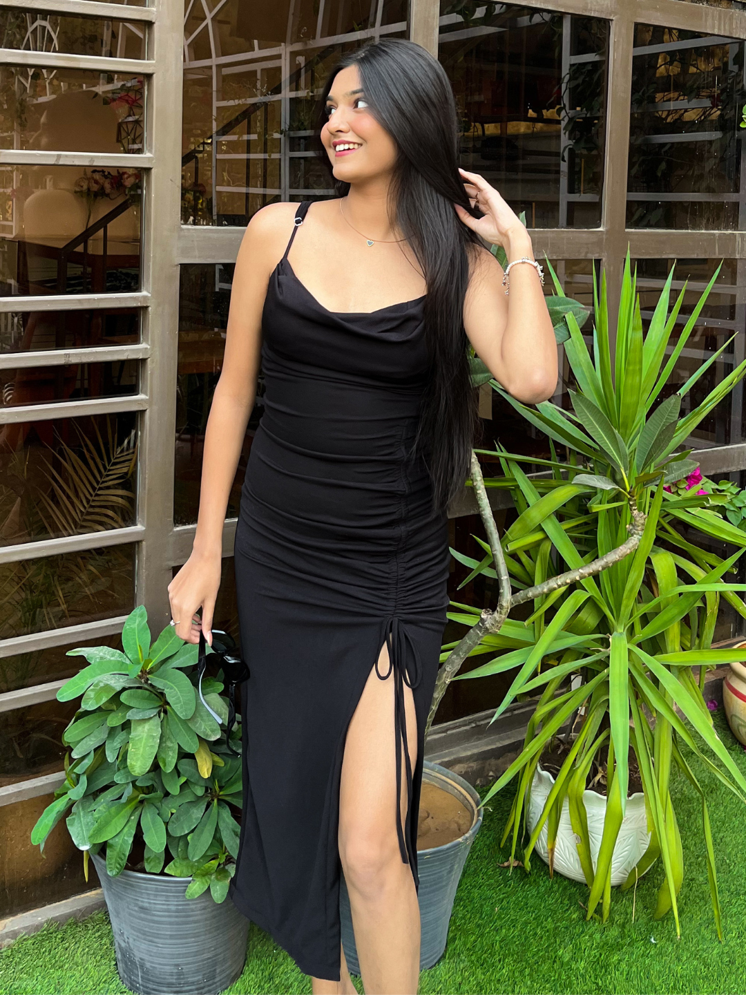 Cowl hot sale neck bodycon