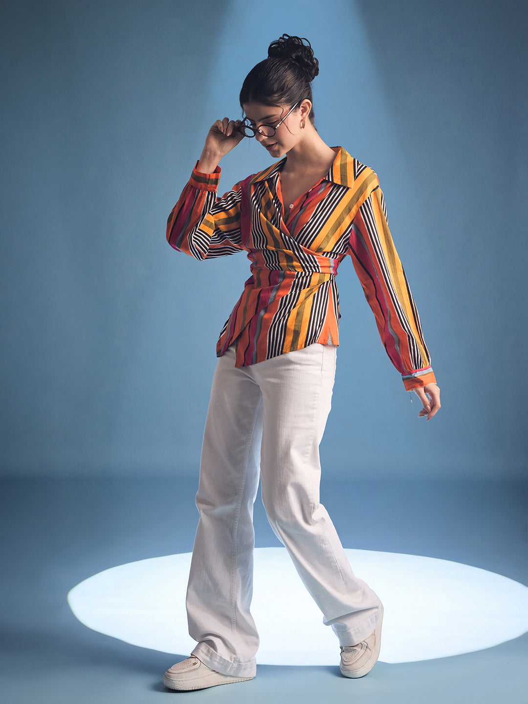 Cotton Wrap Shirt - Uptownie