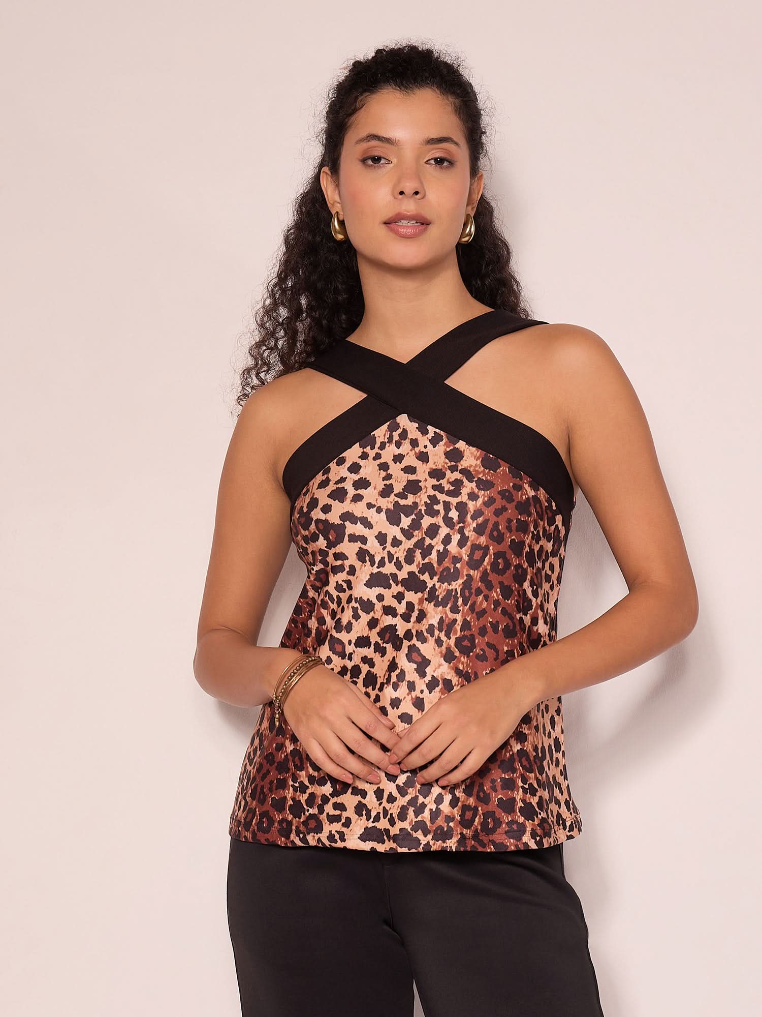 Criss Cross Cutout Top - Uptownie