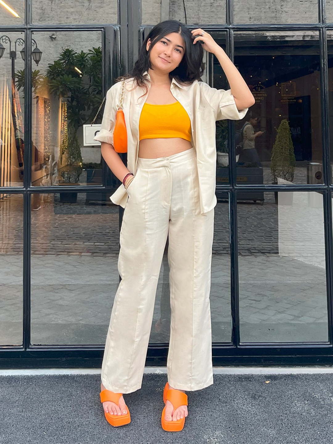 Linen Two Piece Co-ord Set - Main Image