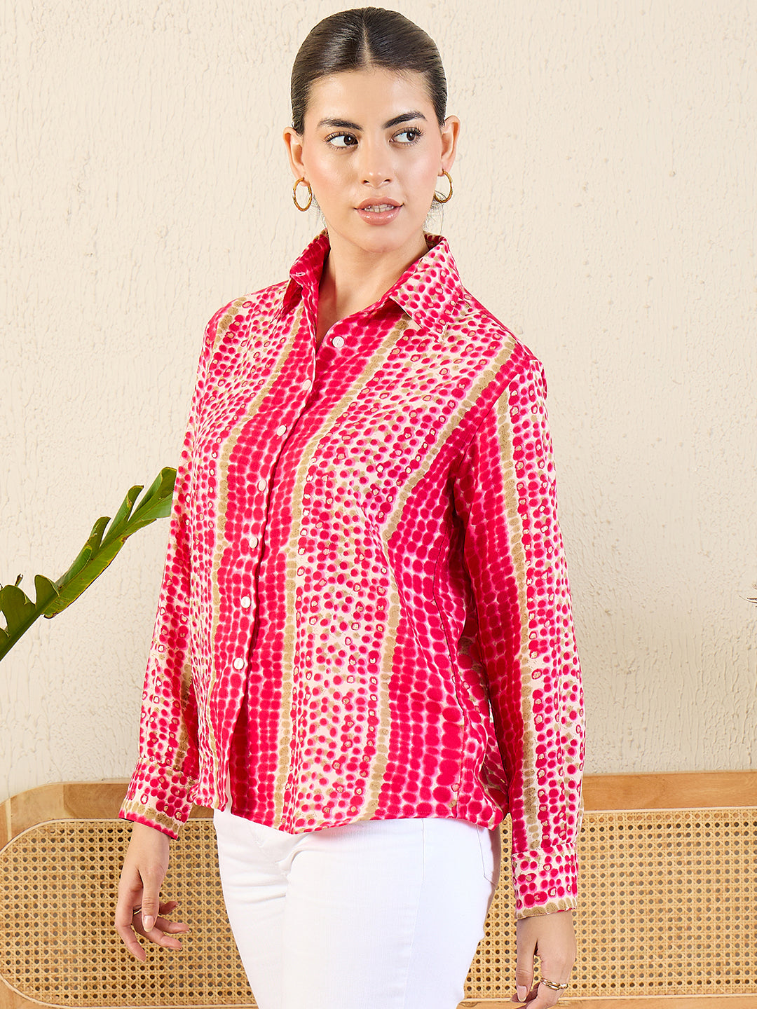 Printed Cotton Shirt - Uptownie