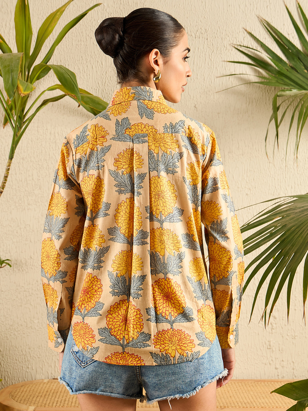 Printed Cotton Shirt - Uptownie