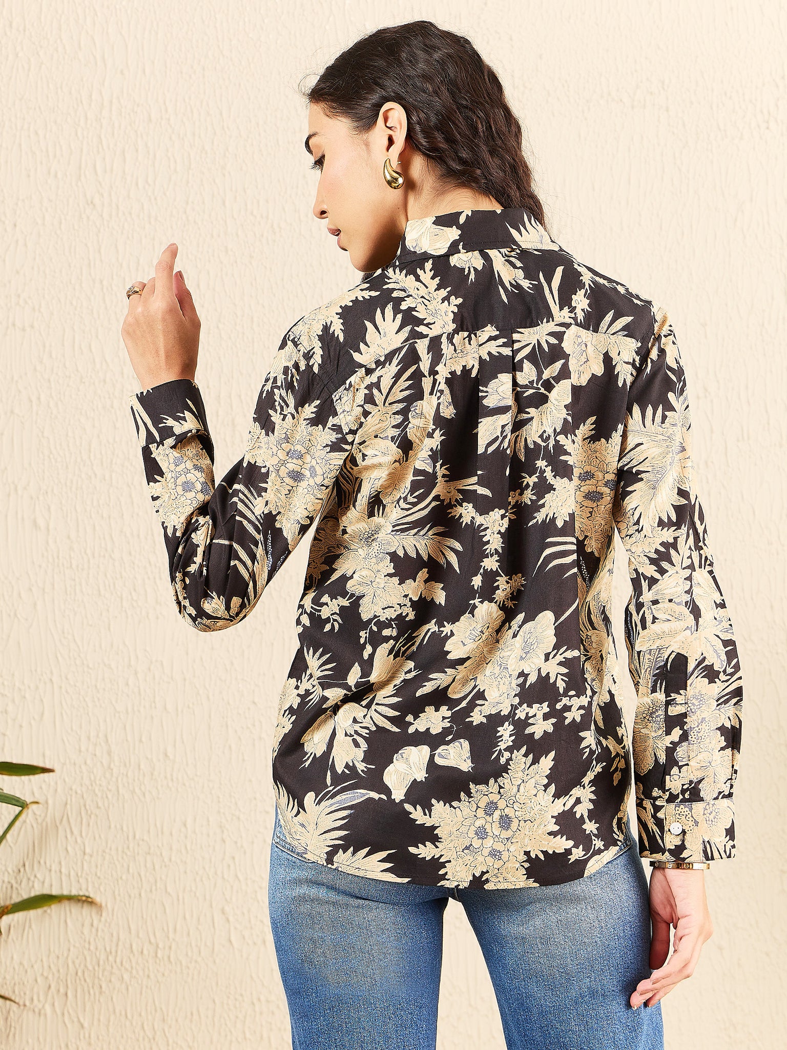 Printed Cotton Shirt - Uptownie