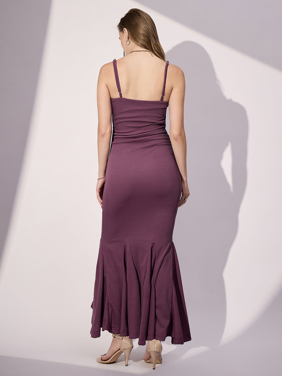 Fishtail Maxi Bodycon Dress - Uptownie