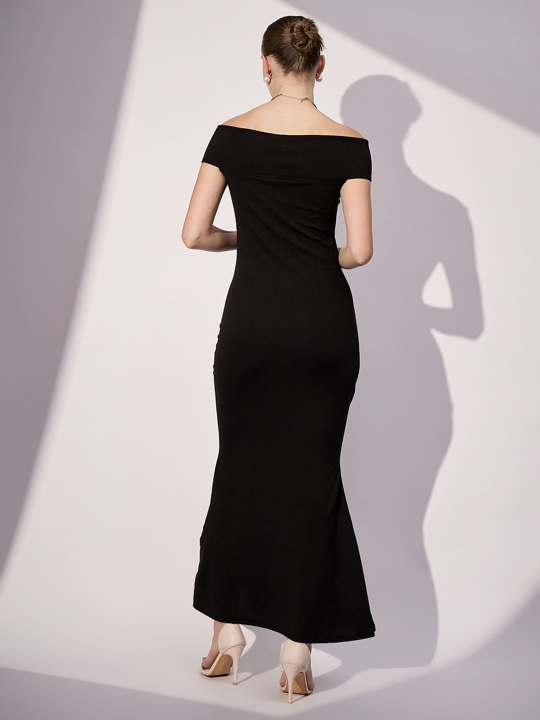 Off Shoulder Rose Dress - Uptownie