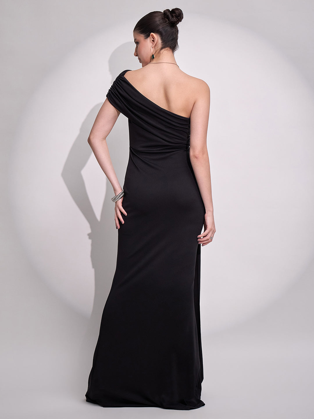 One Shoulder Maxi Dress - Uptownie