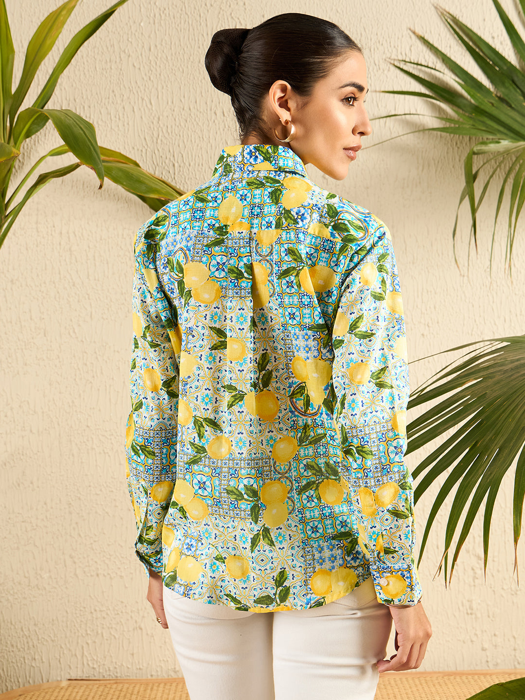 Printed Cotton Shirt - Uptownie