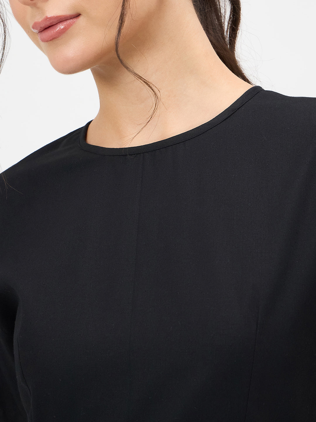 Pure Cotton Layered Peplum Top