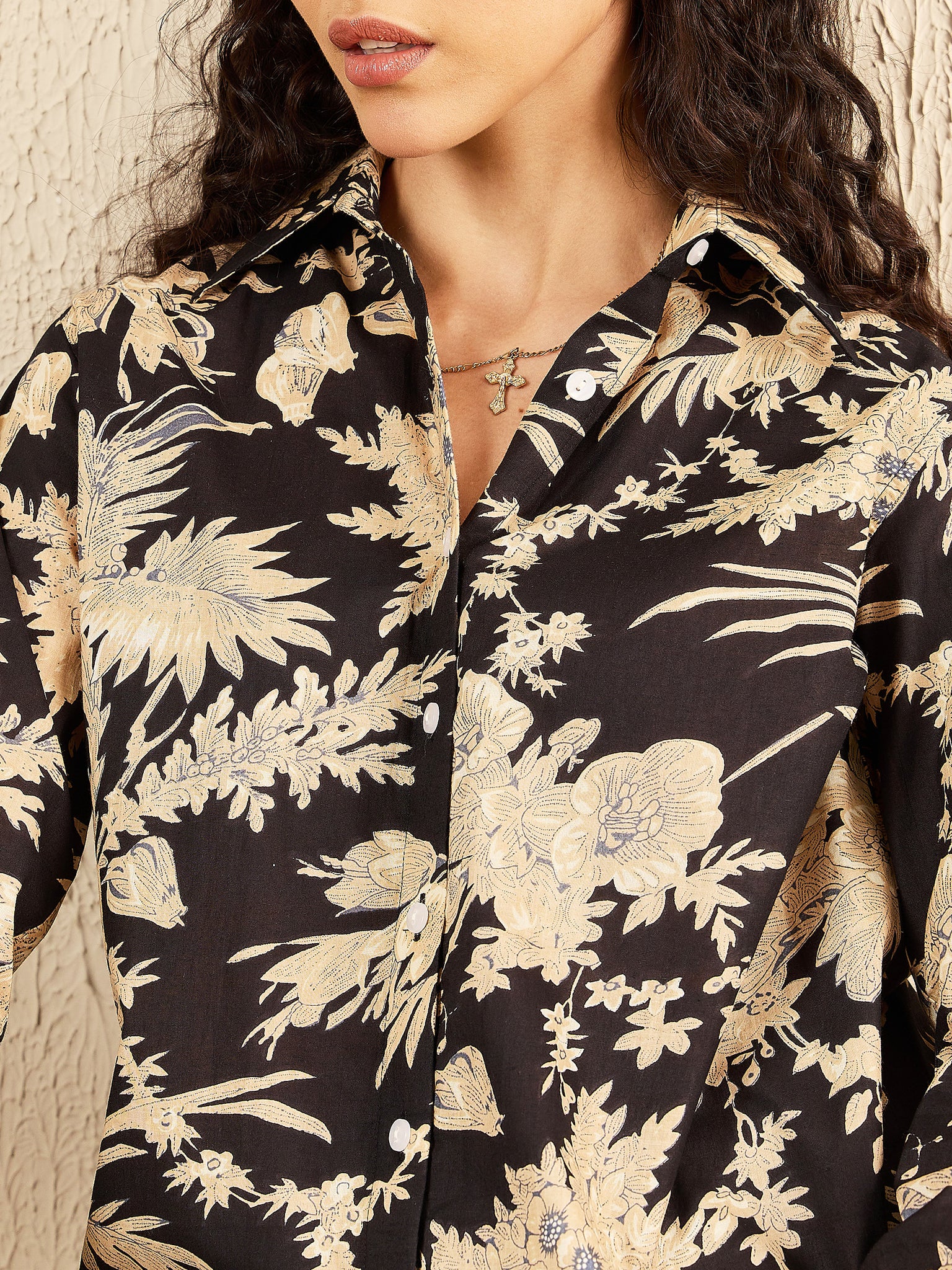 Printed Cotton Shirt - Uptownie