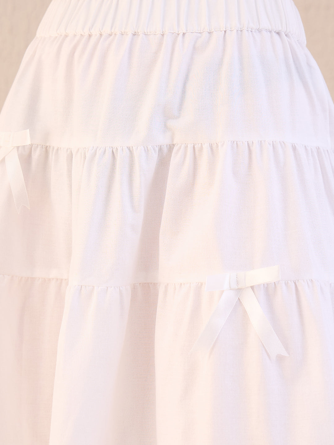 Tiered Bow Midi Skirt - Uptownie