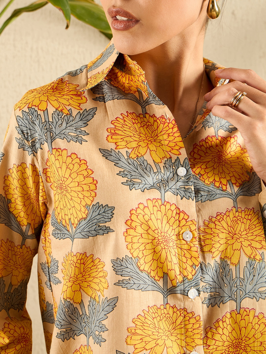 Printed Cotton Shirt - Uptownie