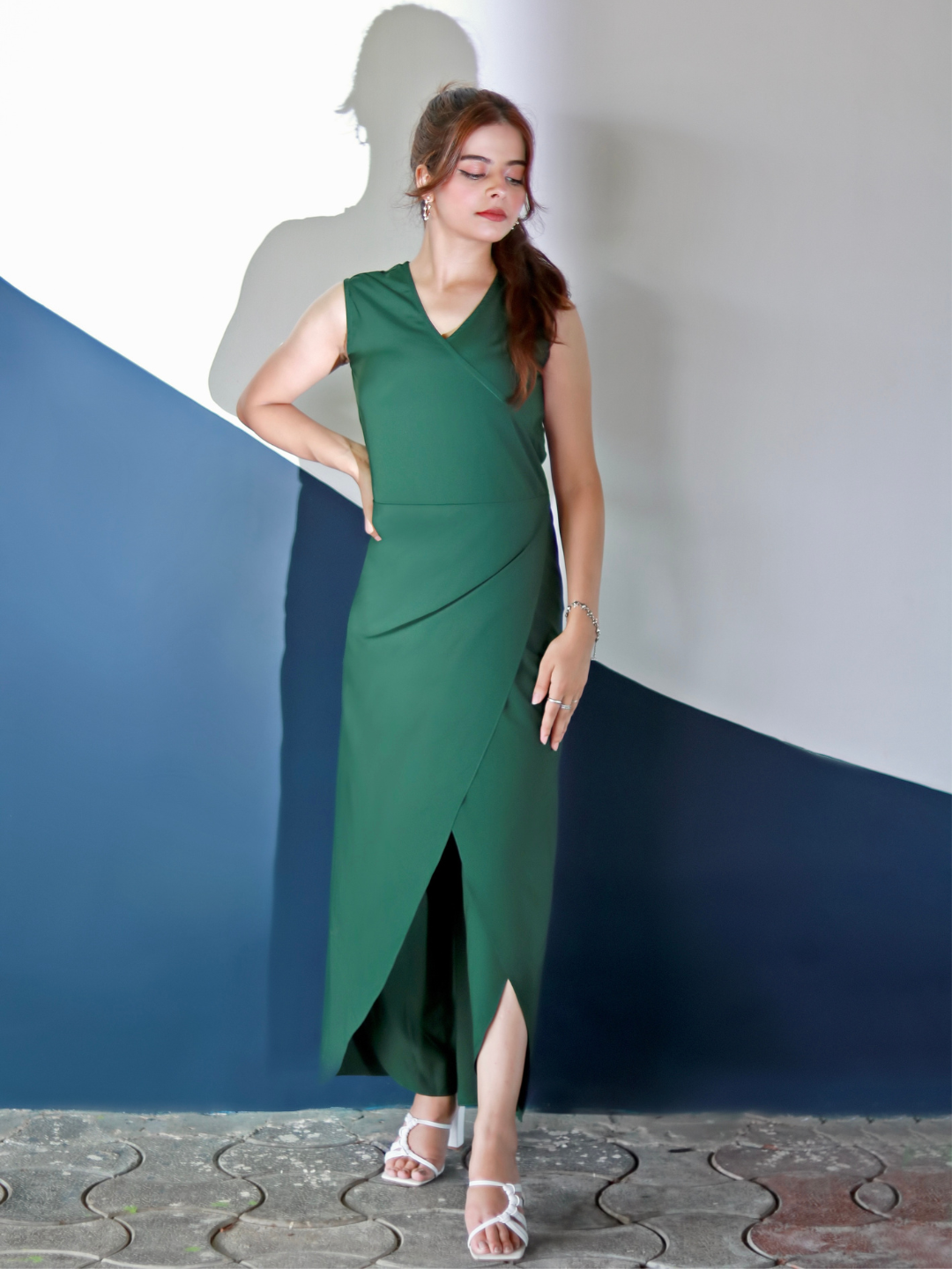 Tulip Style Wrap Jumpsuit - Uptownie