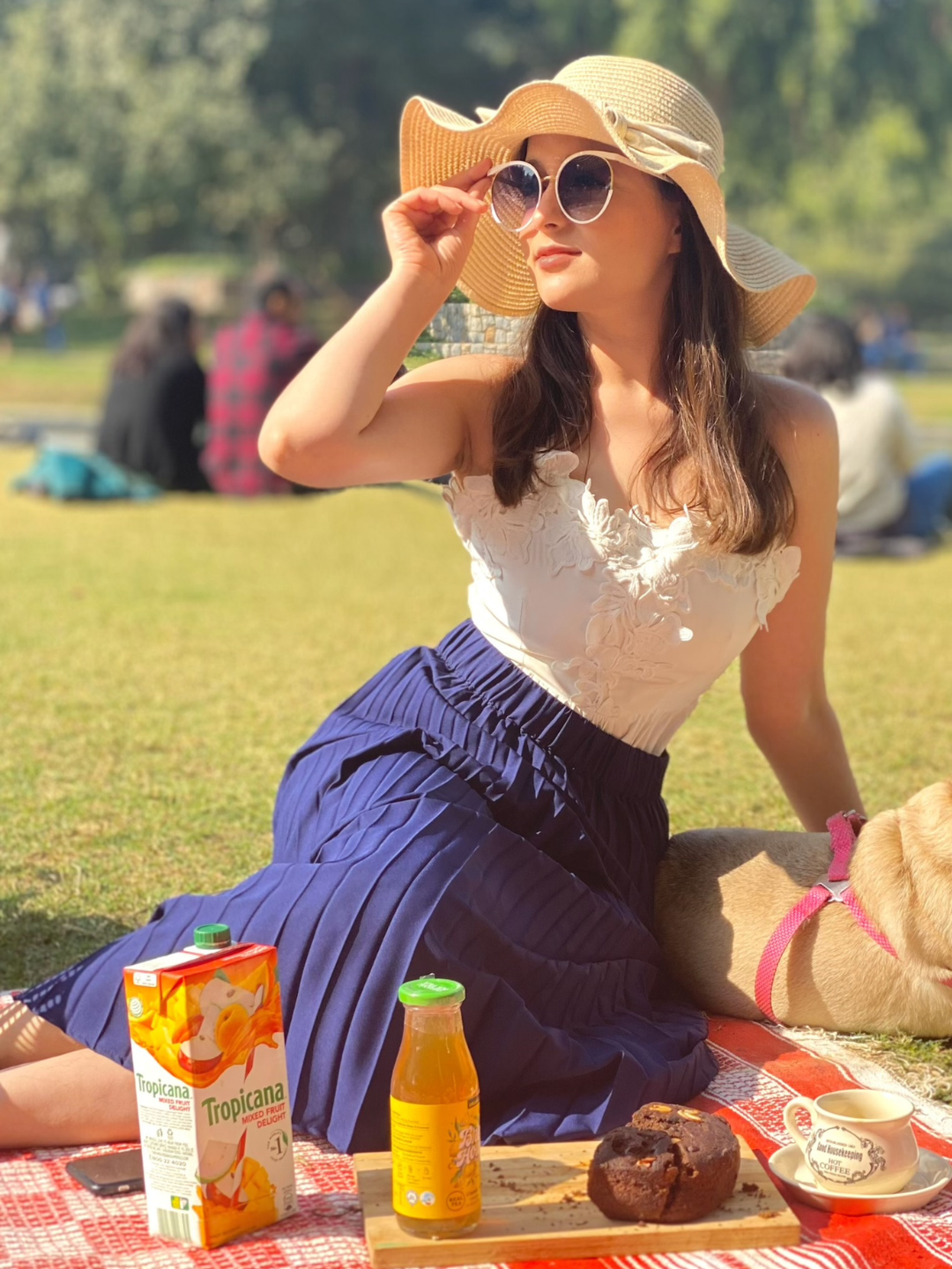 Pleated Midi Skirt - Uptownie