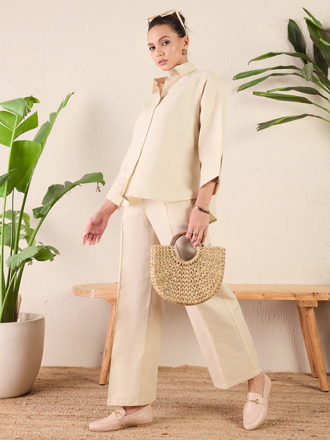 Linen Two Piece Co-ord Set1