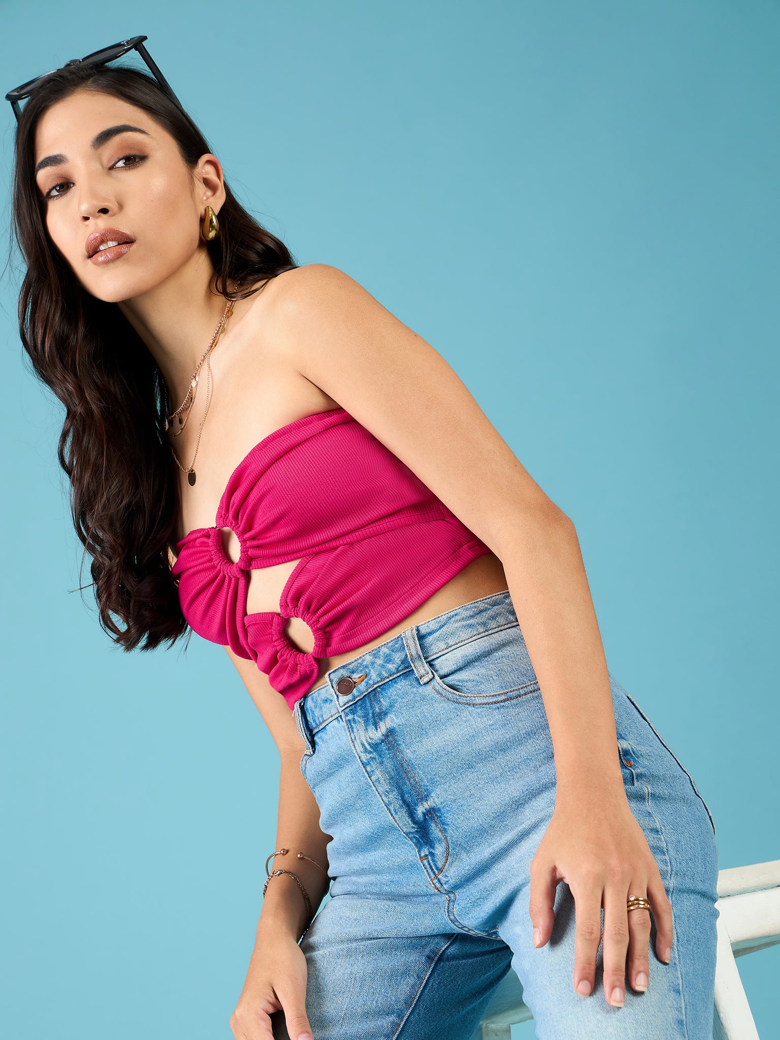 Ring Accent Tube Top - Uptownie