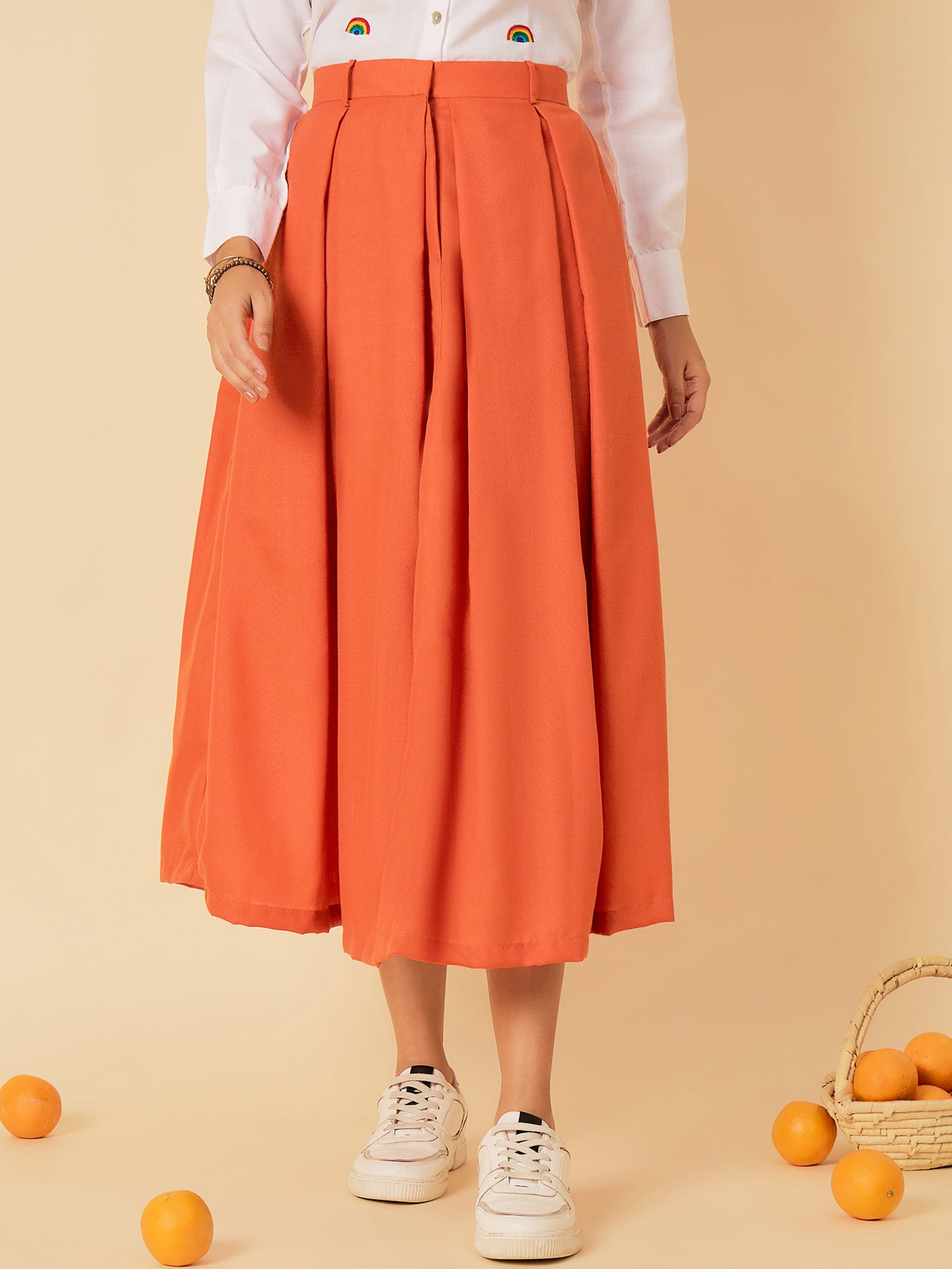 【BAON】Oheni Layered Pleated Wrap Midi Skirt Skirt-14831_Ivory-1_1024x1024.