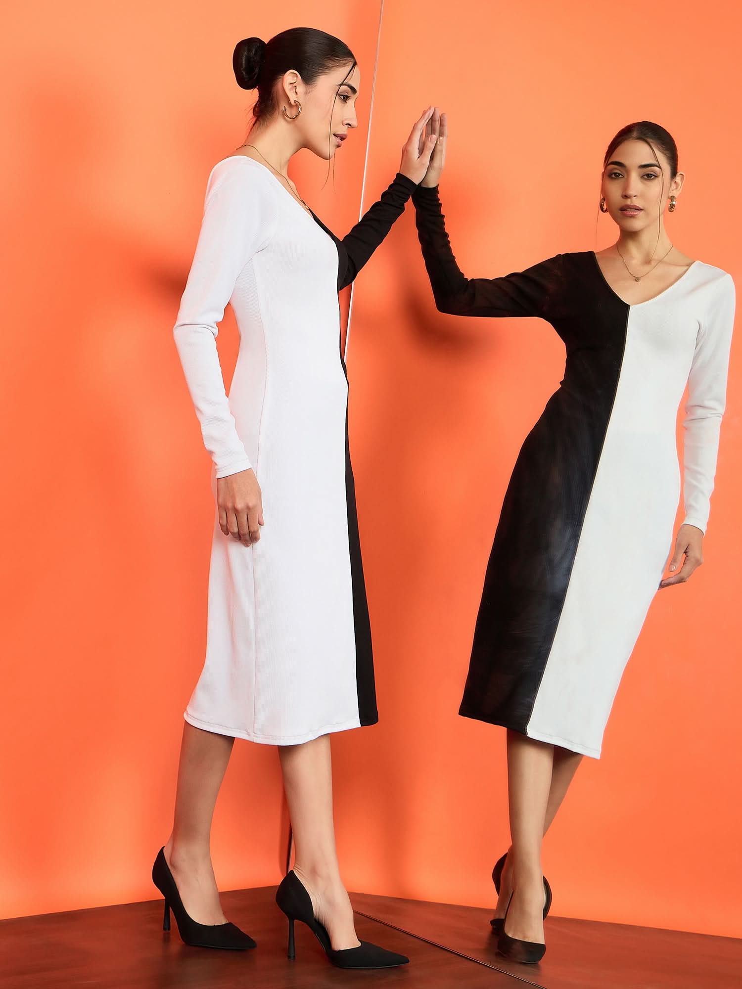 white bodycon dress myntra Myntra Pleated Bodycon Dress Myntra Buy Ruffle Dress Puff Sleeve Lavender  Maxi Dress Casual