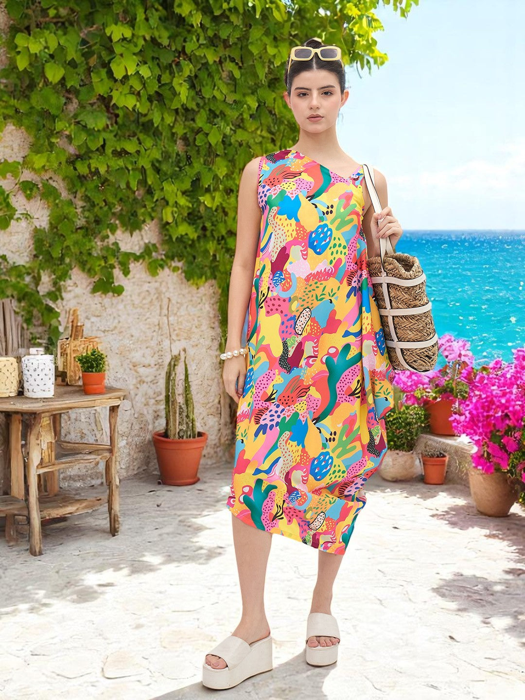 One Shoulder Side Cutout Swimsuit - Uptownie