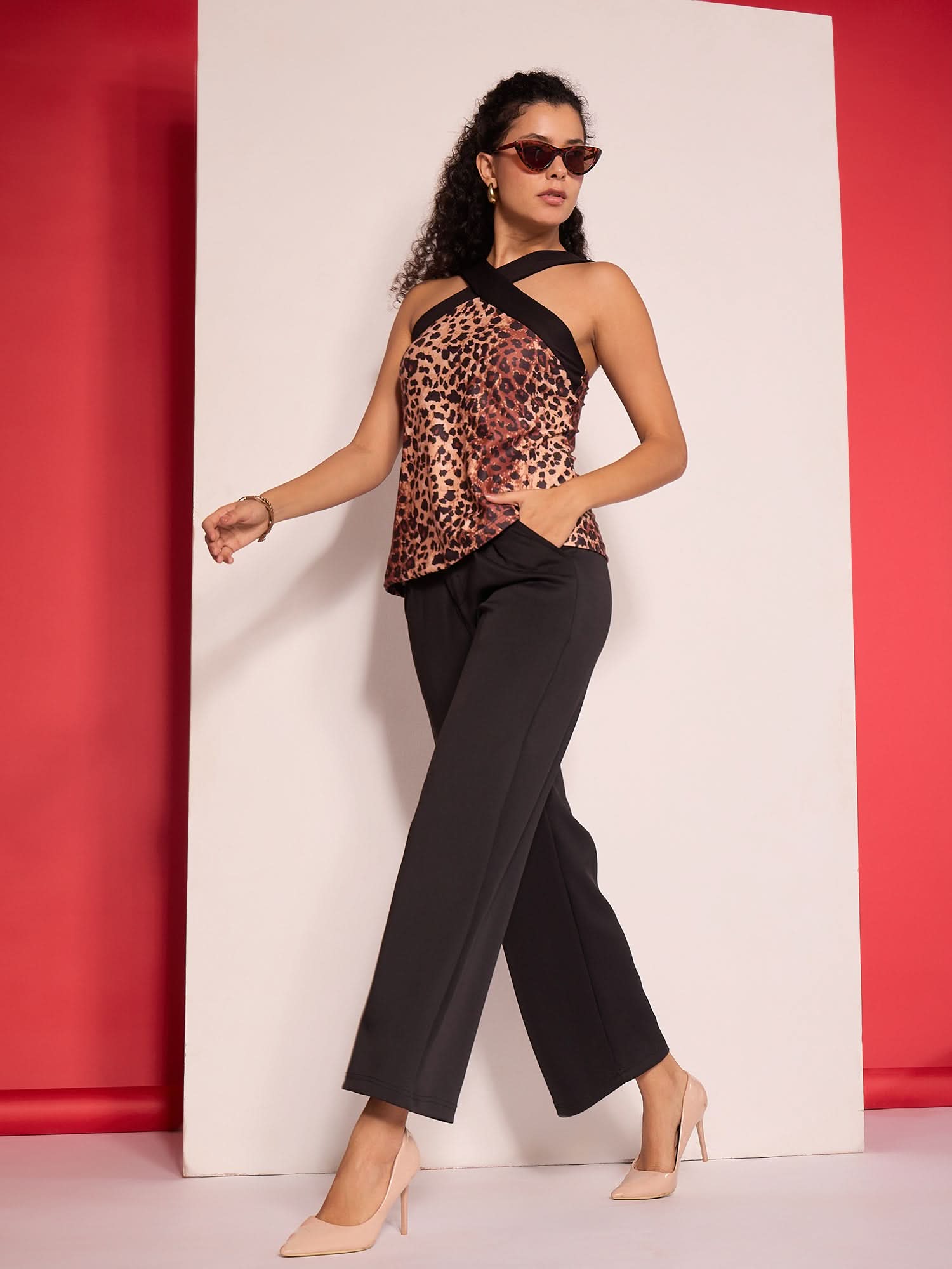 Criss Cross Cutout Top - Uptownie