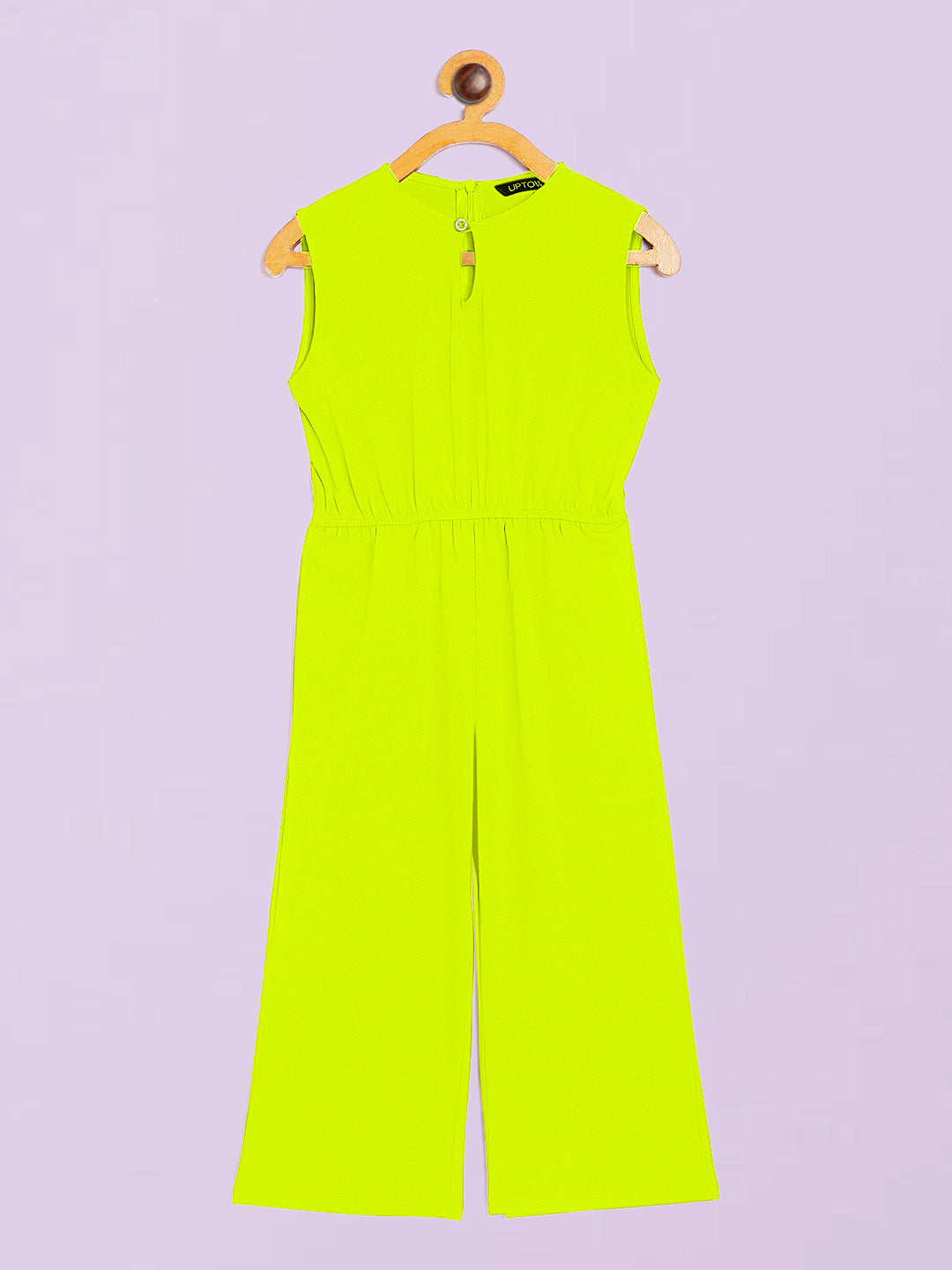 Elasticated key-hole Jumpsuit for Girls - Uptownie