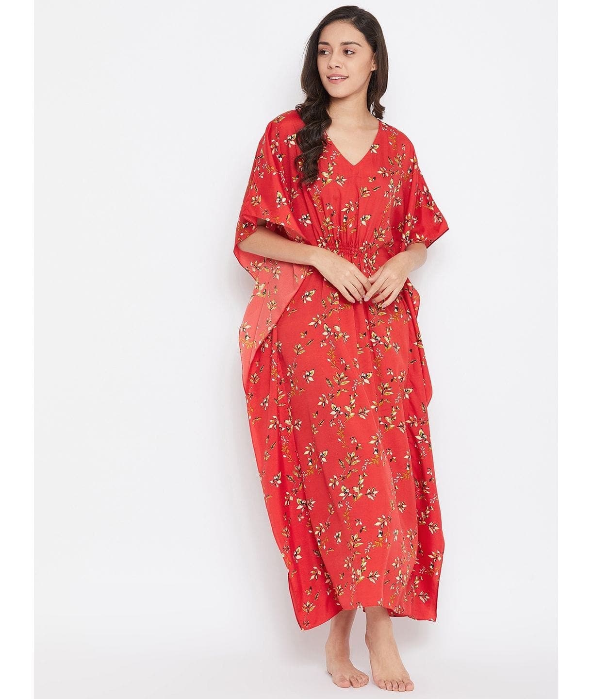 Comfortable Printed Kaftan/Nightie - Uptownie