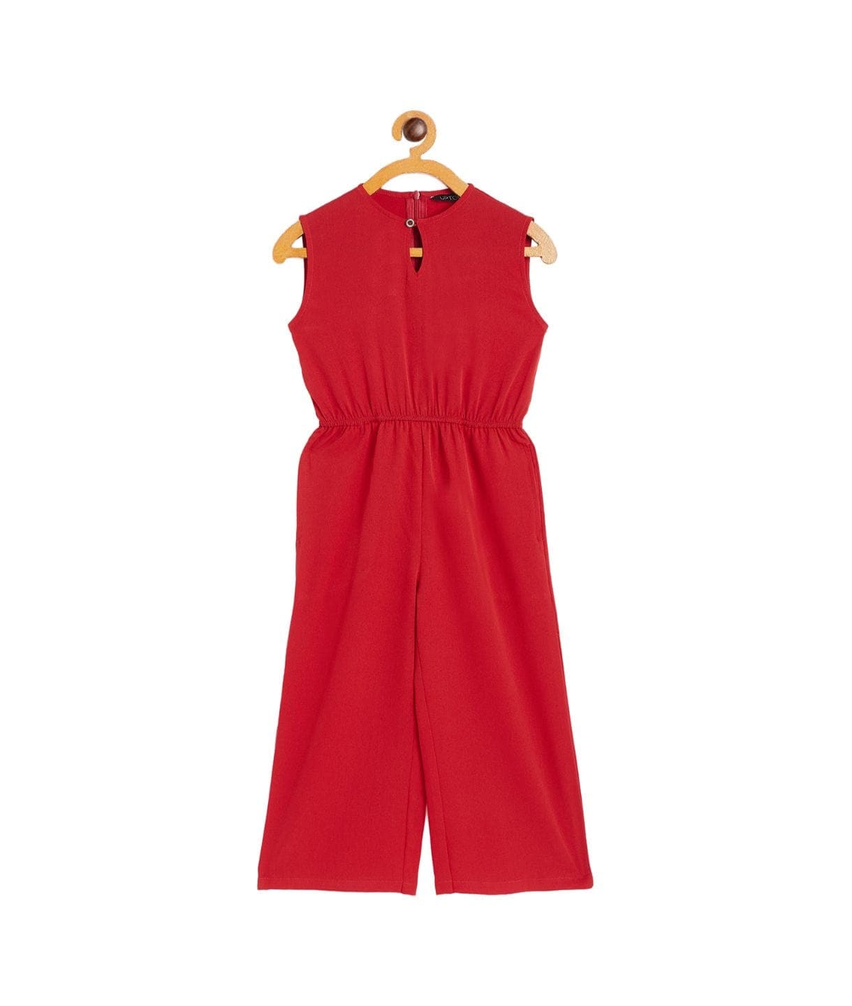 Elasticated Key-hole Jumpsuit for Girls - Uptownie