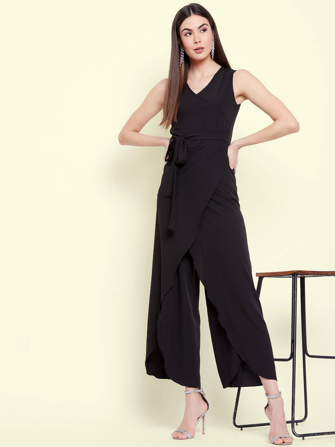 Tulip Style Wrap Jumpsuit - Uptownie