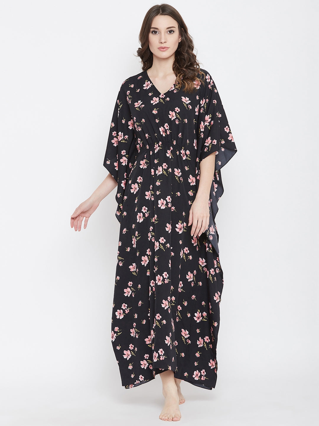 Comfortable Printed Kaftan/Nightie. - Uptownie