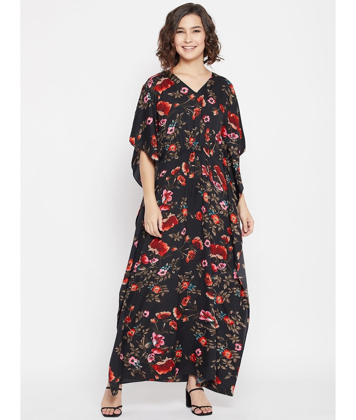 Comfortable Printed Kaftan/Nightie. - Uptownie