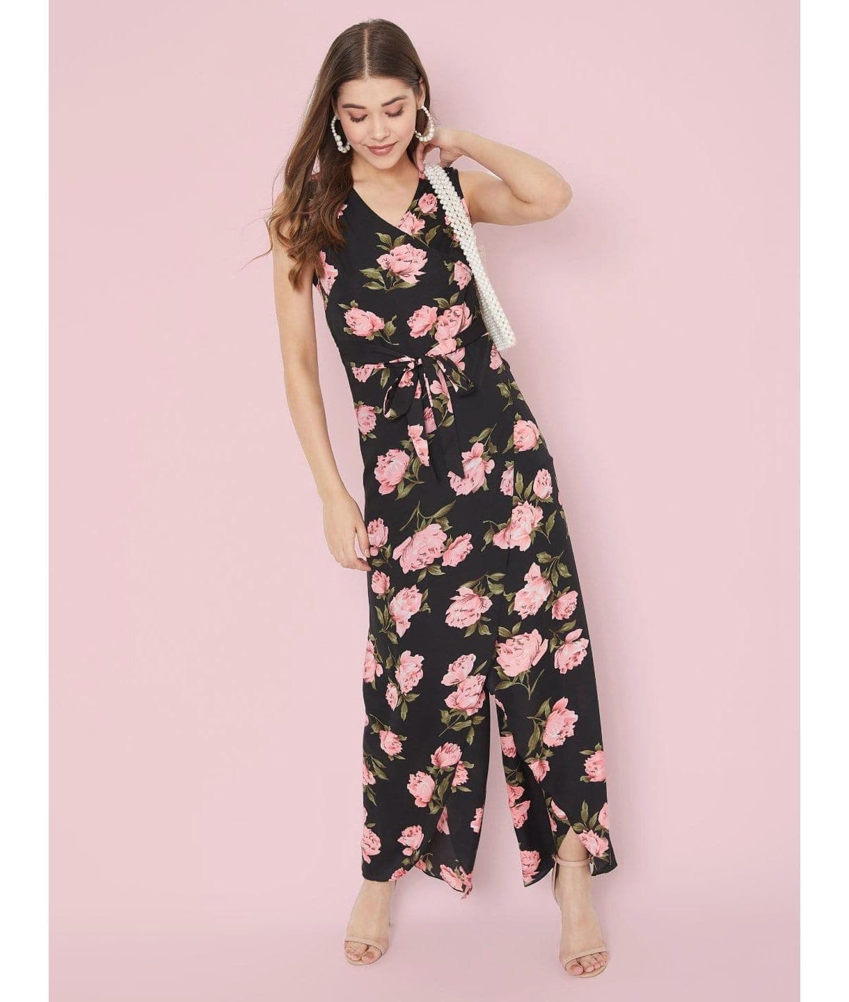Tulip Style Wrap Jumpsuit - Uptownie