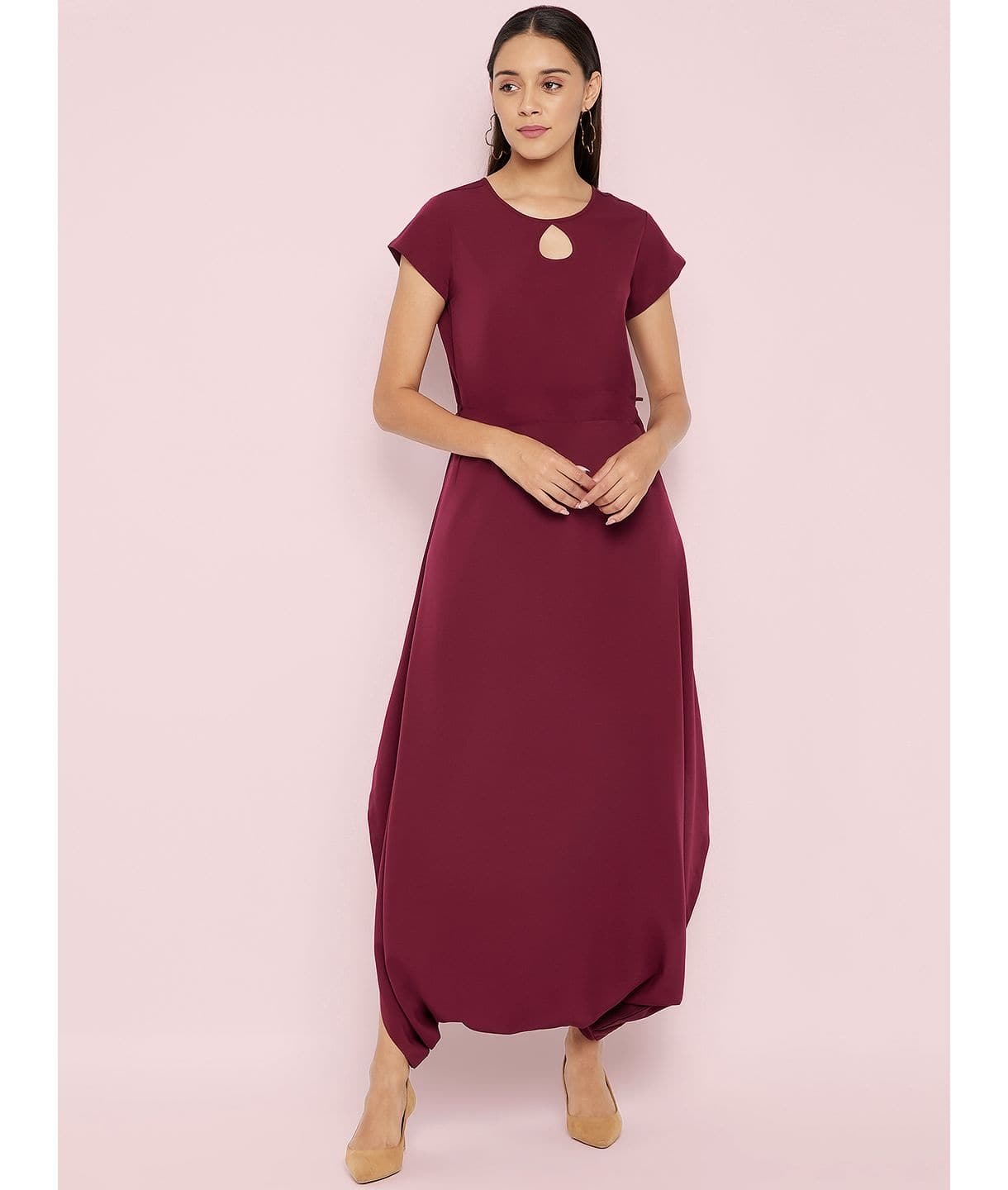 Cutout Dhoti Jumpsuit - Uptownie