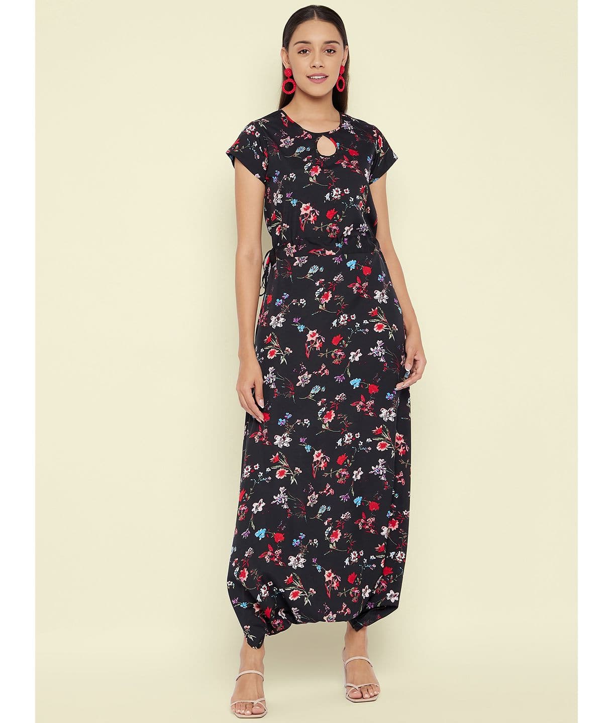 Cutout Dhoti Jumpsuit - Uptownie