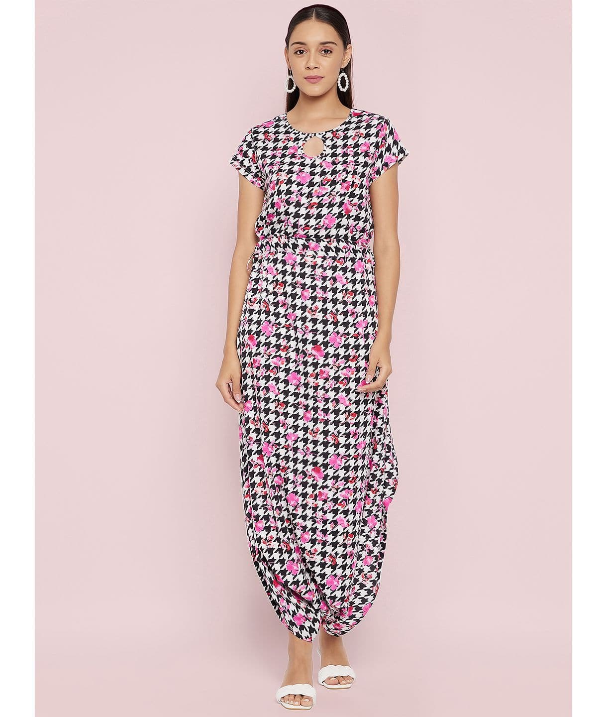 Cutout Dhoti Jumpsuit - Uptownie