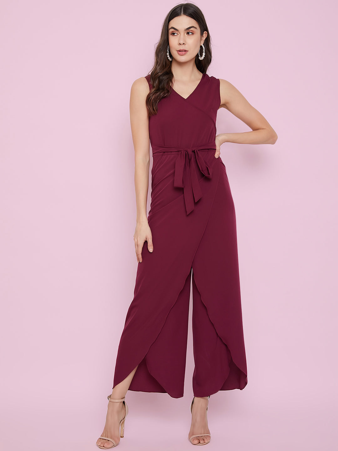 Tulip Style Wrap Jumpsuit - Uptownie